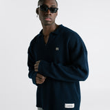 Polo Sweater - Azul Navy