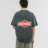 Camiseta Oversized Elite - Negro Desgastado