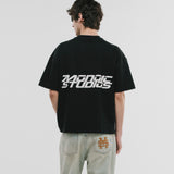 Camiseta Boxy Fit Speed - Negro Oscuro