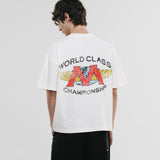Camiseta Boxy Fit World Class - Cloud Dancer