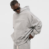 Hoodie Básico V2 - Gris Desgastado