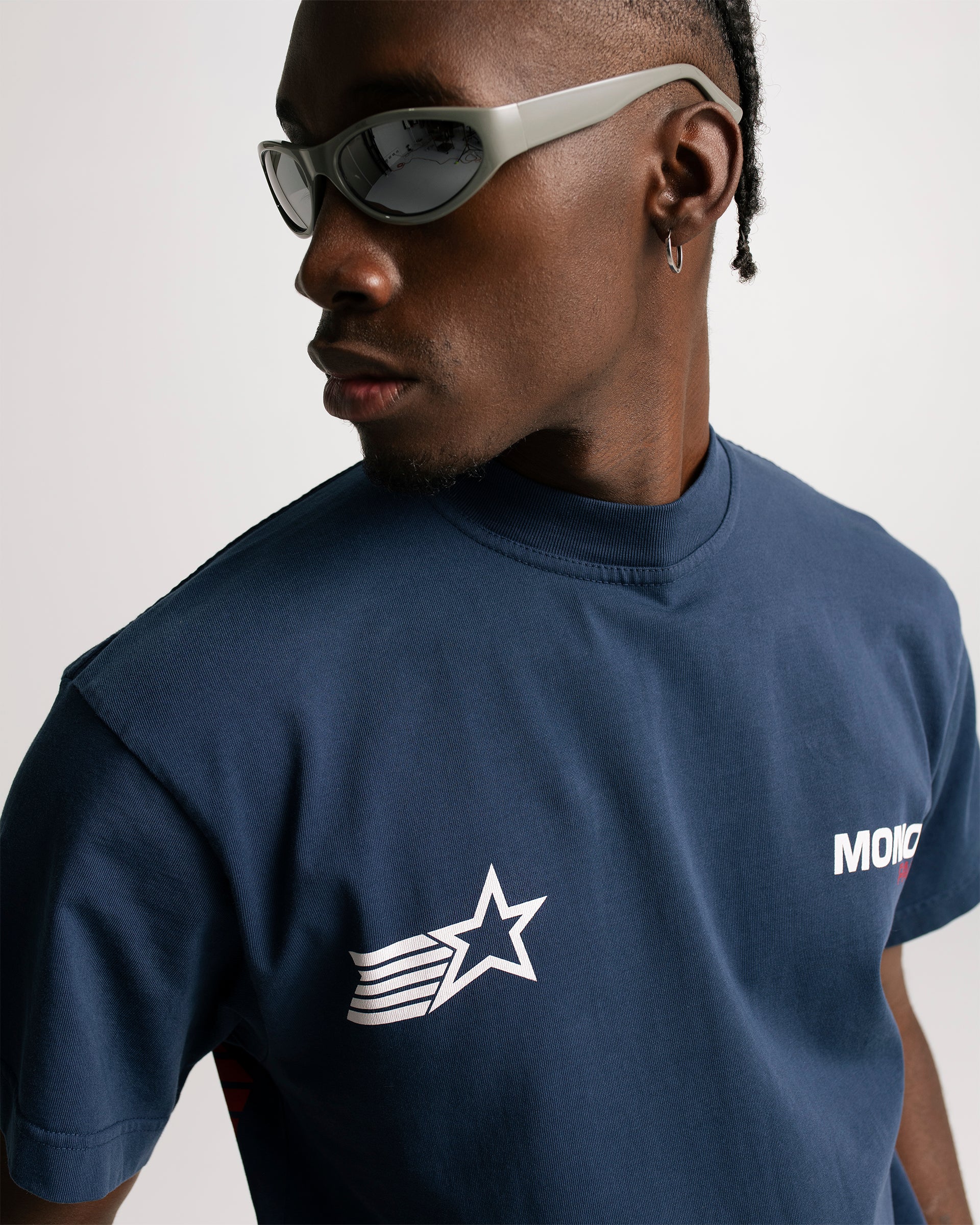 Camiseta Pace Azul Navy| Camisetas Parisian Dreams | Monoic Studios