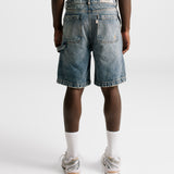  Monoic Denim Jorts Azul Crema | Pantalones Parisian Dreams | Monoic Studios