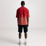 Monoic Paris Boxy Fit T-shirt Gradient Red| Parisian Dreams T-shirts | Monoic Studios