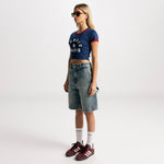 Crop Top Monoic Paris Azul Navy y Rojo | Camisetas Parisian Dreams | Monoic Studios