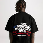 Camiseta Worldwide Team Negro Oscuro| Parisian Dreams Camisetas| Monoic Studios