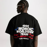 Camiseta Worldwide Team Negro Oscuro| Parisian Dreams Camisetas| Monoic Studios