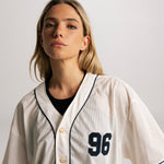 Baseball Jersey Blanco Hueso| Camisetas Parisian Dreams | Monoic Studios