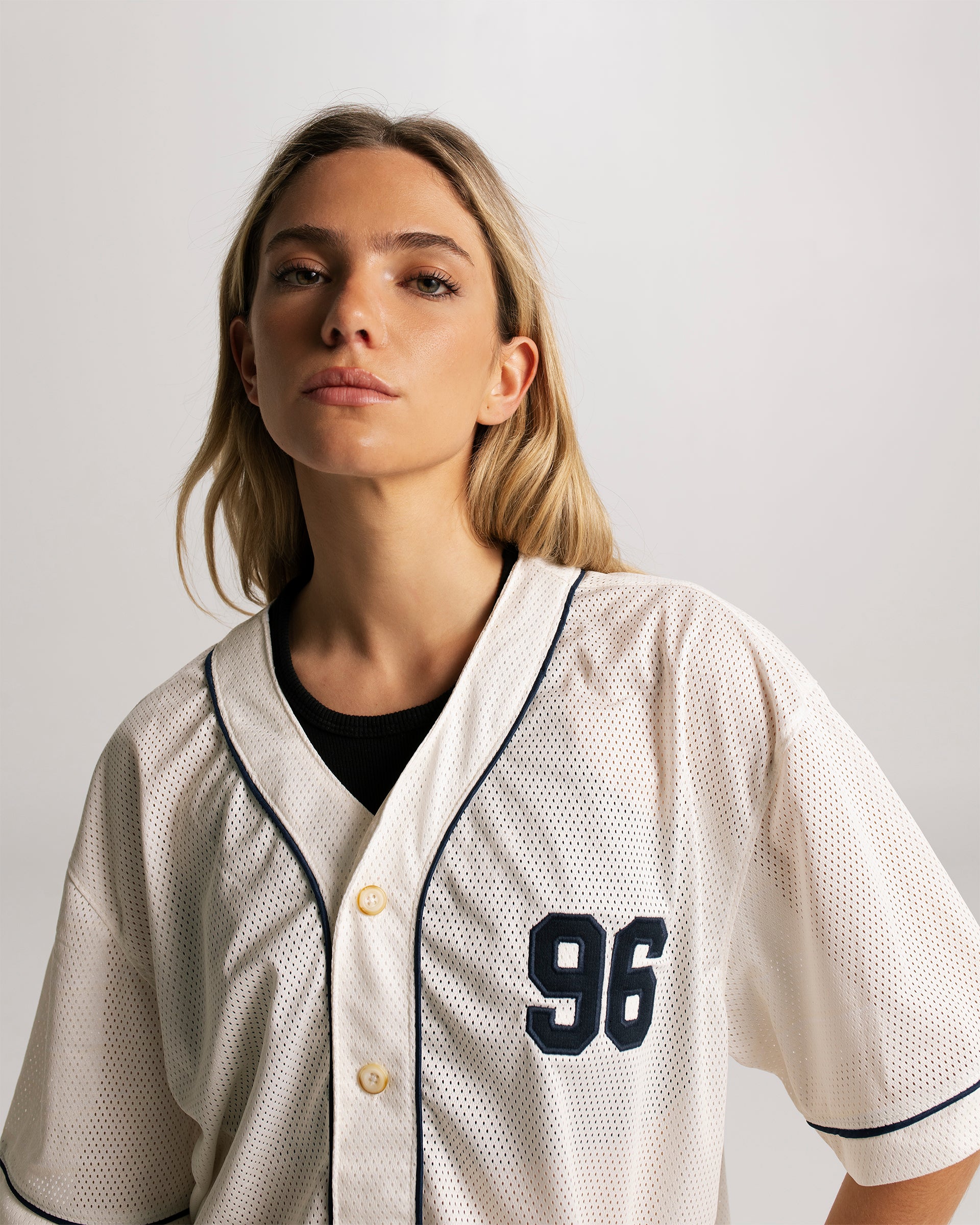 Baseball Jersey Blanco Hueso| Camisetas Parisian Dreams | Monoic Studios