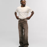 Pocket Straight Pants – Café Desgastado