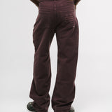 Pocket Straight Pants – Burgundy