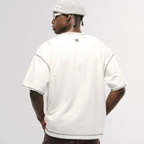 Camiseta Boxy Fit Design Collective - Off White