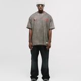 Camiseta Oversized Monoic Eagle - Gris Desgastado