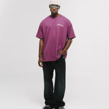 Camiseta Oversized Built For The World - Burgundy