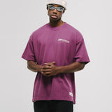 Camiseta Oversized Built For The World - Burgundy