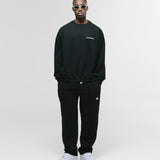 Crewneck Oversized Básico V3 - Negro Oscuro