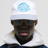 Gorra Compass - Blanco Hueso y Azul Claro