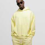 Hoodie Oversized Básico V3 - Amarillo Pastel