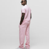 Camiseta Regular Fit Básica V3 - Rosado Pastel