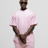 Camiseta Oversized Básica V3 - Rosado Pastel