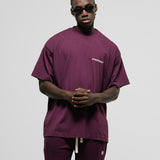 Camiseta Oversized Básica V3 - Burgundy