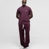 Camiseta Regular Fit Básica V3 - Burgundy