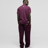 Camiseta Regular Fit Básica V3 - Burgundy