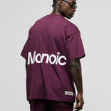Camiseta Logo Oversized V3 - Burgundy