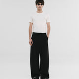 Barrel Fit Trousers - Negro