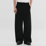 Barrel Fit Trousers - Negro