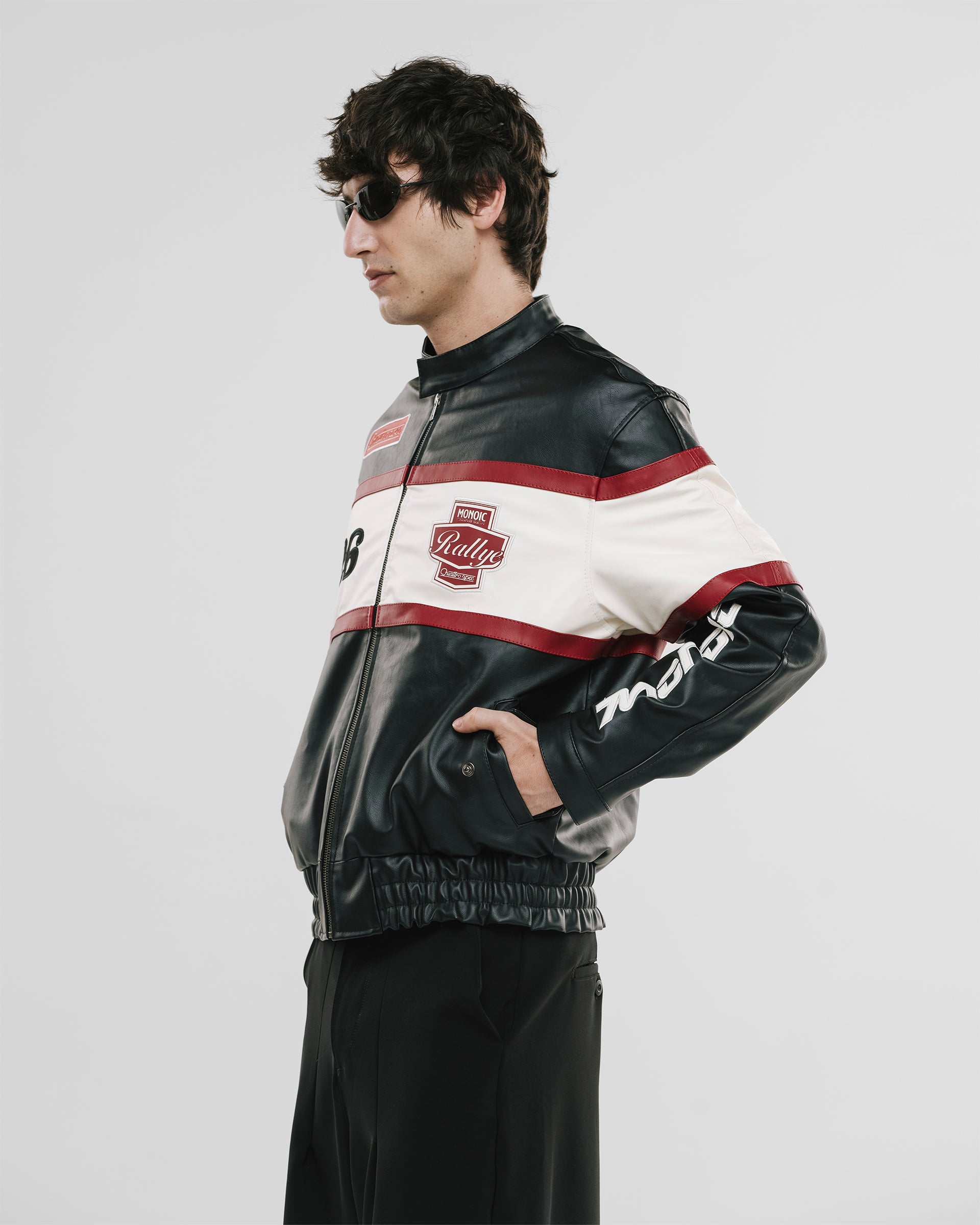 Speed Faux Leather Jacket - Negro (Exclusive)