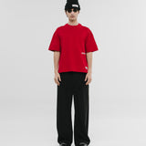Camiseta Boxy Fit Speed - Pompeian Red