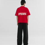 Camiseta Boxy Fit Speed - Pompeian Red