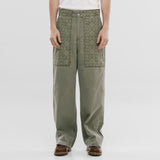 Wide Fit Chore Pants - Verde Oliva