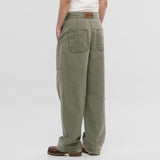 Wide Fit Chore Pants - Verde Oliva