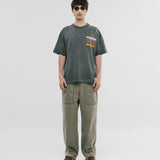 Camiseta Oversized Elite - Negro Desgastado