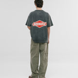 Camiseta Oversized Elite - Negro Desgastado