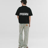 Camiseta Boxy Fit Speed - Negro Oscuro