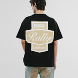 Camiseta Oversized Rallye - Negro Oscuro
