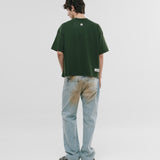 Camiseta Boxy Fit Básica V4 - Forest Green