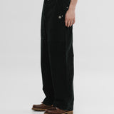 Wide Fit Chore Pants - Negro