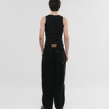 Wide Fit Chore Pants - Negro