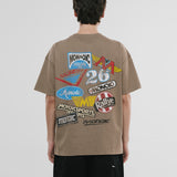 Camiseta Oversized Sponsors - Sand