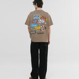 Camiseta Oversized Sponsors - Sand