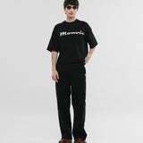 Camiseta Boxy Fit Riva - Negro Oscuro (Exclusive)