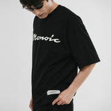 Camiseta Boxy Fit Riva - Negro Oscuro (Exclusive)
