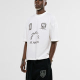 Camiseta Boxy Fit Ninetysix - Off White