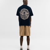 Camiseta Oversized Retro Dream Team - Navy Blue