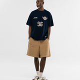 Camiseta Oversized Retro Dream Team - Navy Blue