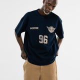 Camiseta Oversized Retro Dream Team - Navy Blue